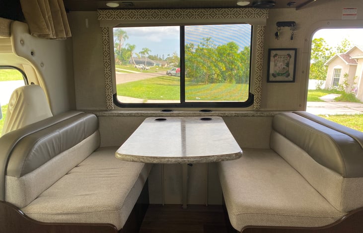 Meals on the road, family games and sleeps two at night