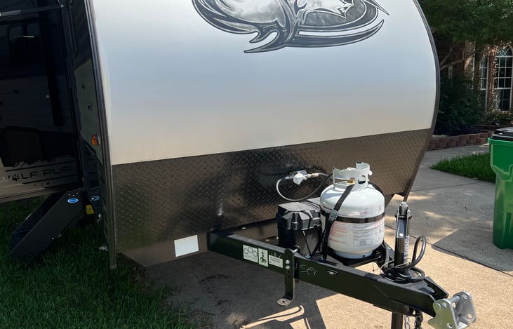 Hitch with sway bars provided