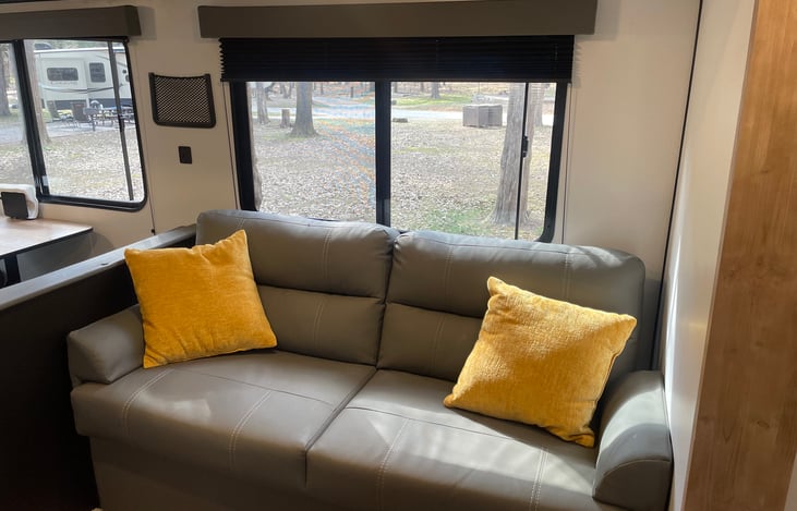 This couch is very comfortable.