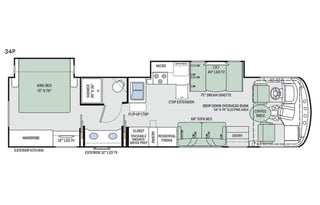 2017 Thor Motor Coach Hurricane 34P