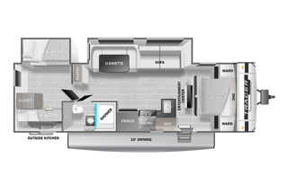 2022 35' Ultralite Bunk House