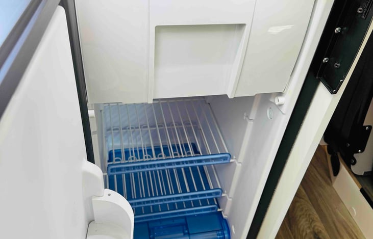 Enjoy the convenience of a fridge while traveling
