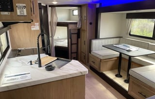 Bunkhouse RV Rental | Sleeps 8 | Outdoor Kitchen