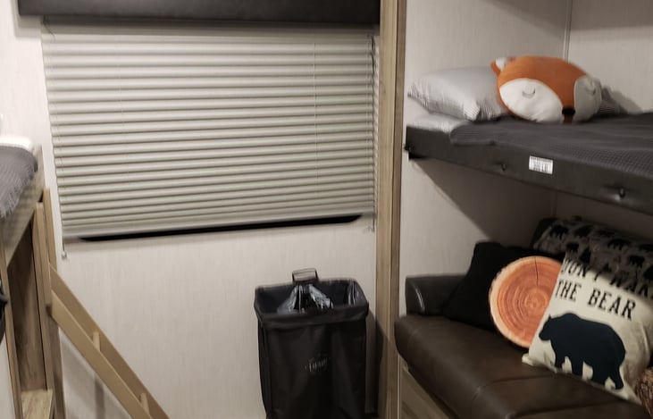 Bunk room.  Each bunk sleeps one person