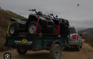 Tent trailer with 4-Wheeler