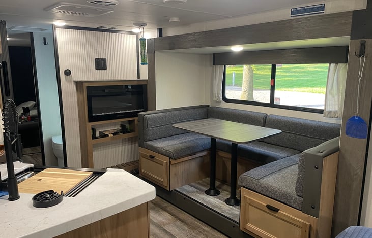 Fireplace for those cooler days