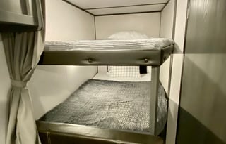 Double Bunks with outdoor kitchen