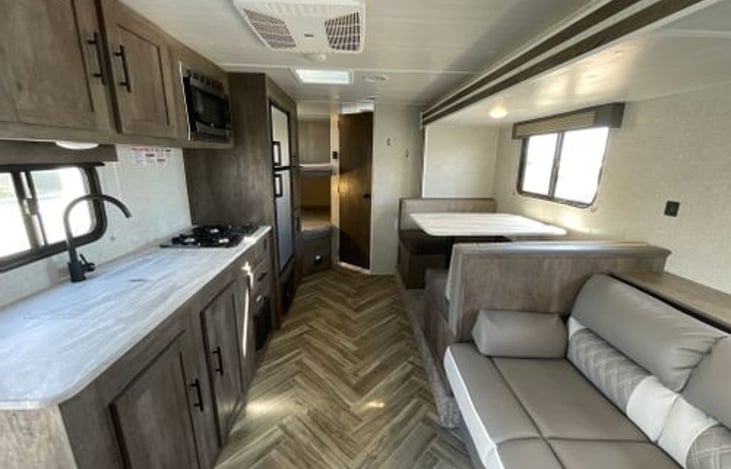 View of the inside when you walk in.