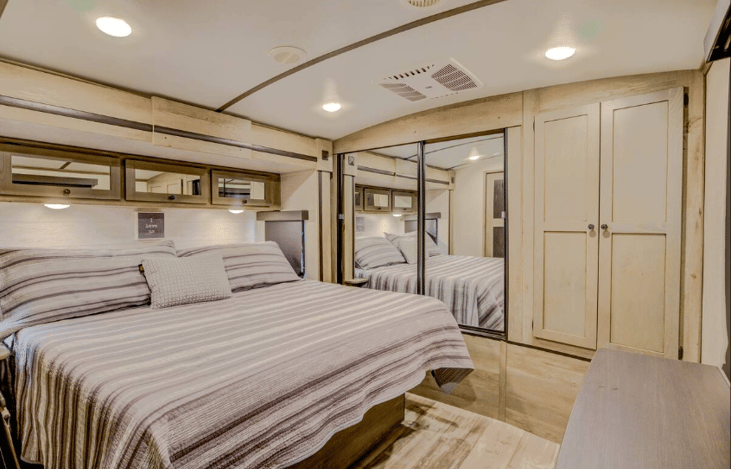 King Size Bed and Large Closet