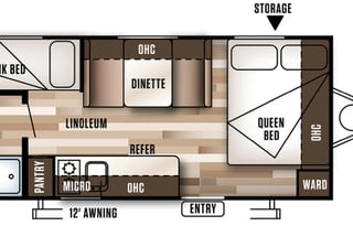 2017 Forest River RV Wildwood X-Lite FSX 196BH