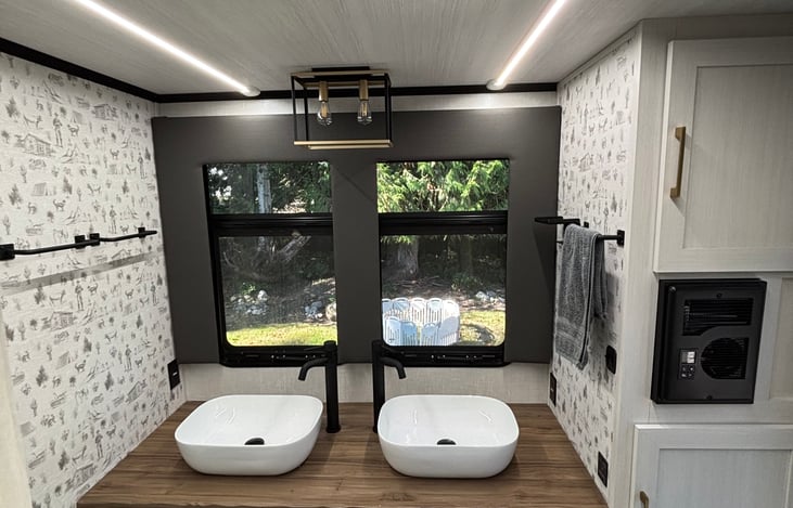 His and Hers bathroom