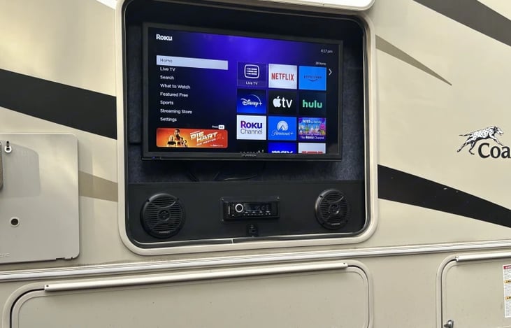 outside TV and radio