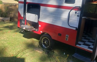 Retro Travel Trailer