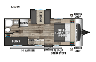 2022 KZ Escape E201BH