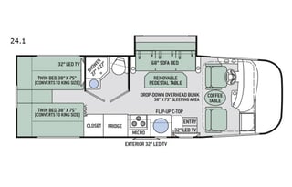 2017 Thor Motor Coach Axis 24.1