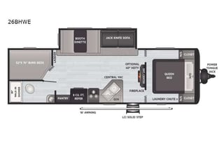 2021 Keystone RV Hideout 26BHWE ** DELIVERY ONLY**