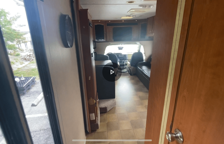 In the "Hallway between the kitchen and master bed/bath.