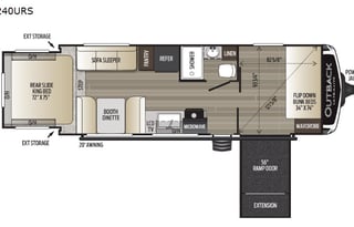 Outback Ultra Lite | Awesome toy hauler w/ bunks