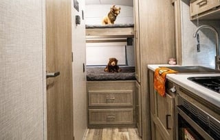 Small Outside HUGE inside! GeoPro Bunks with slide