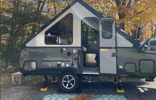 Camp with Woody the A-Frame!