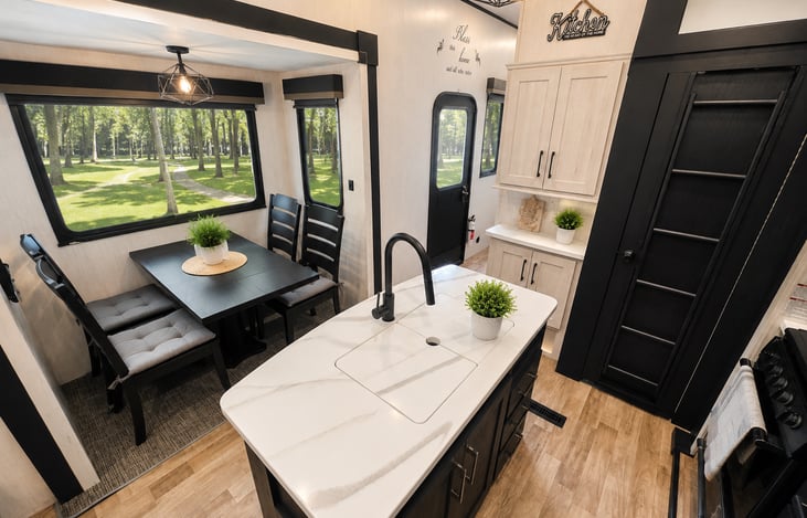 Spacious kitchen