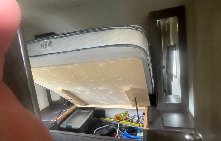 Access to outdoor storage from inside