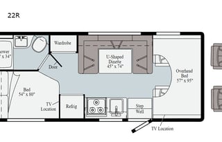 Pet/friends/family friendly Minnie Winnebago