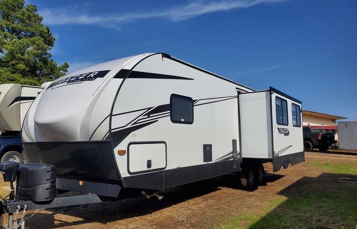 Two slides make this a large space.