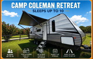 Camp Coleman Retreat - Sleeps Up to 10