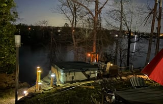 A class "glamping” on Lake Tuscaloosa