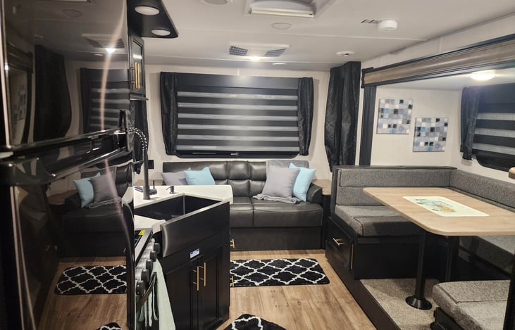 With the slide out this is a great place to hang and enjoy family