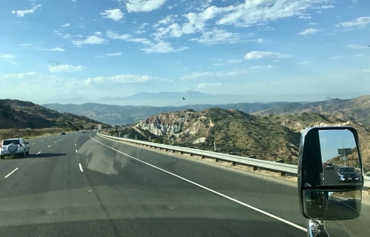 Take in the panoramic views from the large, single pane of glass windshield!