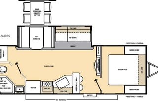 2017 Coachmen Catalina 243RBS