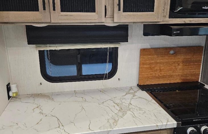 Counter and stovetop