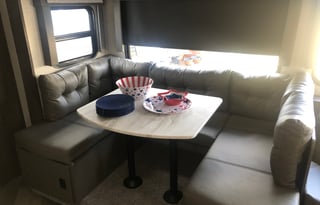 Family Glamper with bunkhouse and outdoor kitchen