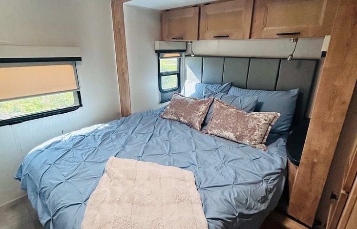 Master Bedroom with privacy door