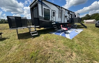 Fuzion Toy Hauler Dual Party Decks Ultimate Style!