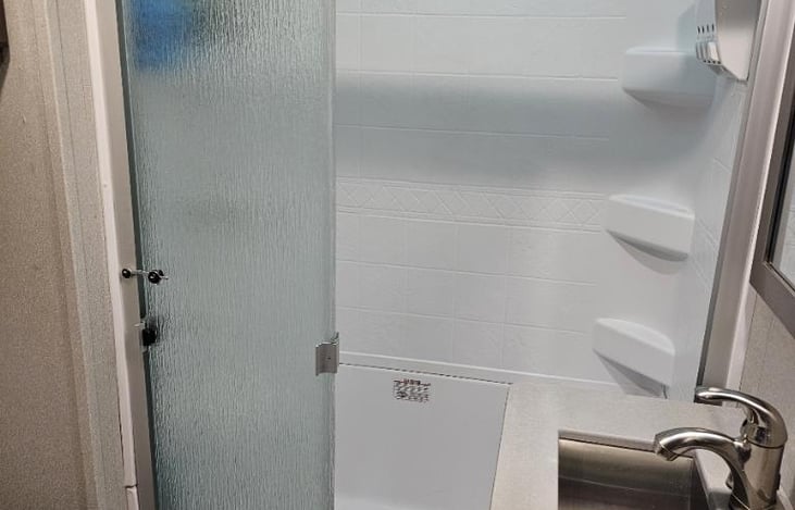 Master bathroom.  Standup shower.