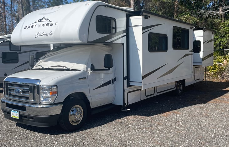 This RV is super easy to drive, set up, and tear down for your next big adventure!