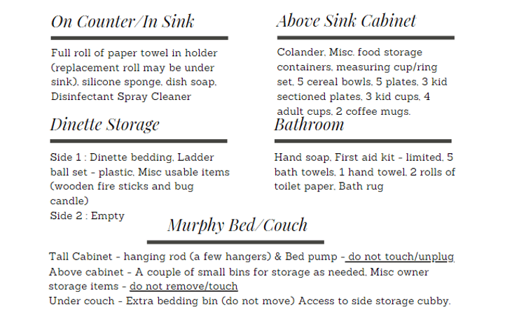 Everything you'll find in our rig. 2/2