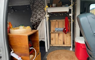 Cozy High Top Van for Tailgating, Camping, & More!