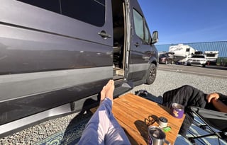 Awesome driving van, super comfy, best sleep ever!