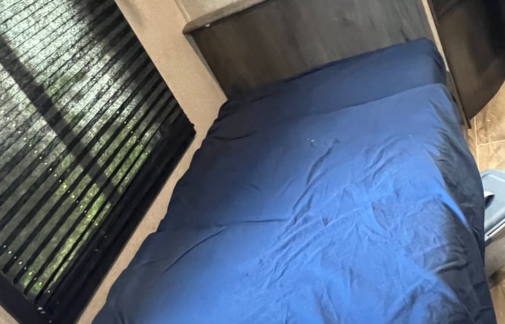 This is the bed when you put down the table