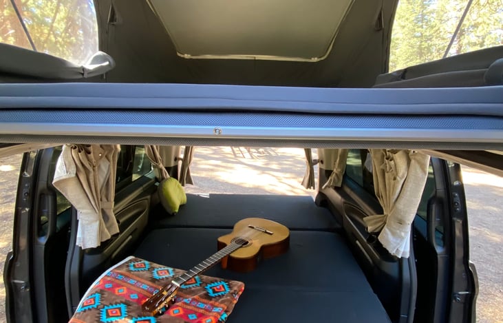 Top and bottom bed open