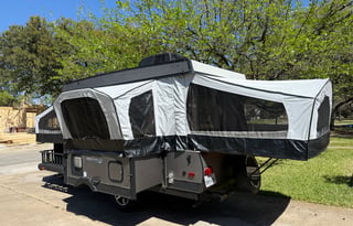 Pop Up Camper w/ Cargo Deck