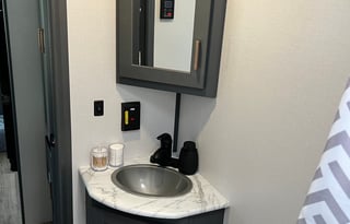 The Farmhouse travel trailer.