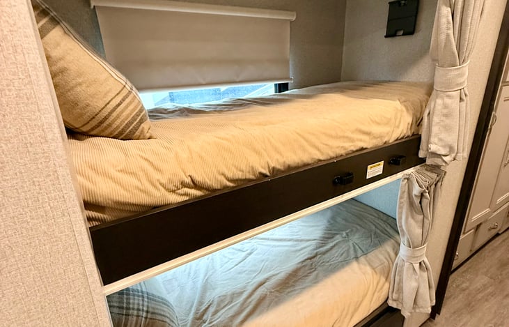 Bunks with iPad holders