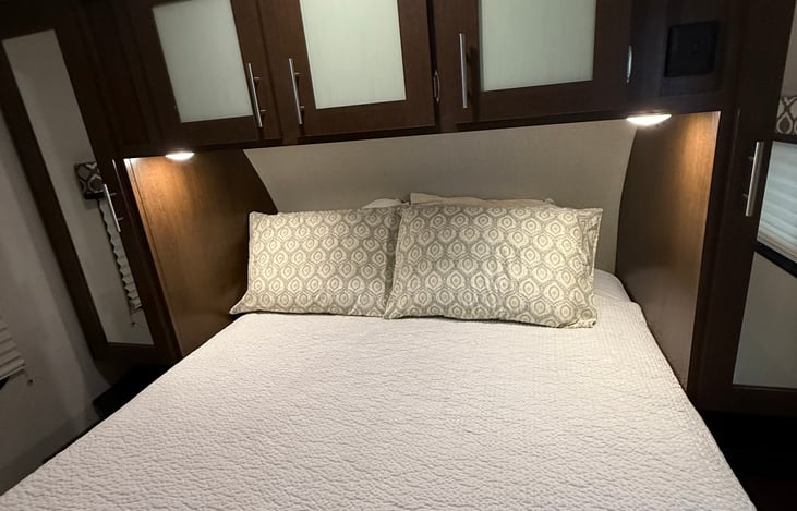 Queen in main bedroom