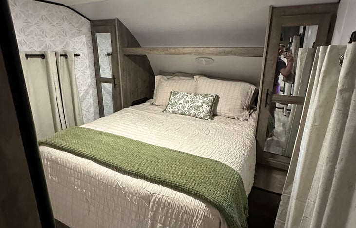 Master bedroom from doorway