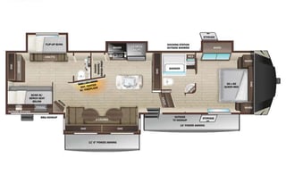 2022 Highland Ridge RV Mesa Ridge MF374BHS